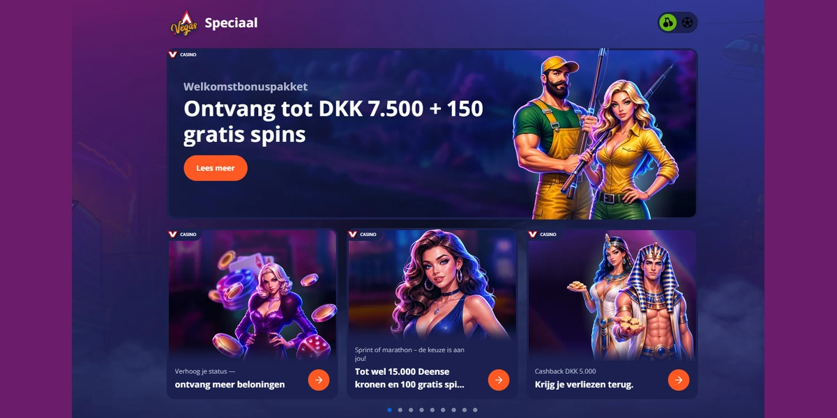 Velkomstbonus og særlige kampagner hos Vulkan Vegas Casino